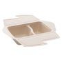 Boîte repas écrue en canne à sucre avec couvercle - 800 ml - 2 compartiments - Bio Futura - SCMB2C-75_4
