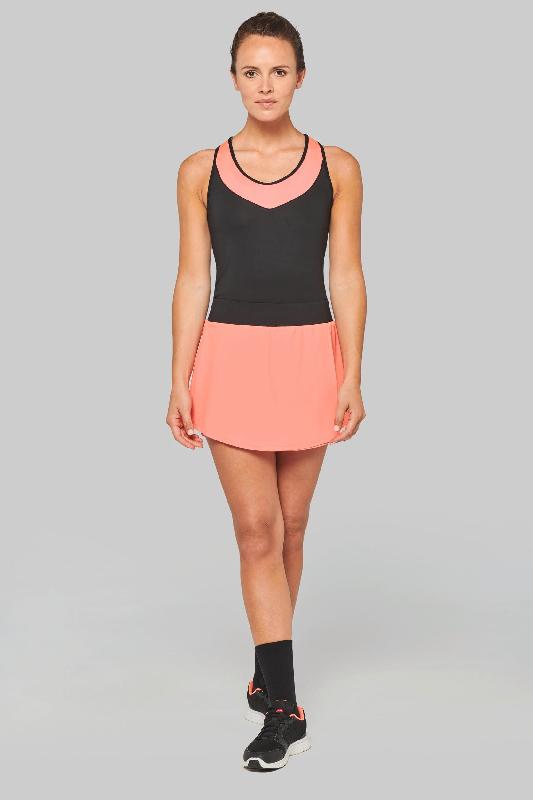 Débardeur de padel bicolore femme PROACT - Réf: PA4031 - 80% polyester, 20% élasthanne_4