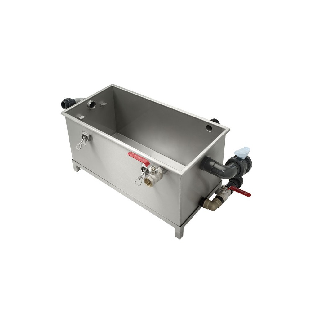 Bac à graisse sous évier en inox pour restauration et industrie alimentaire- 400 couverts - BAGT 400N - SARL DEVELOPPEMENT DURABLE_4