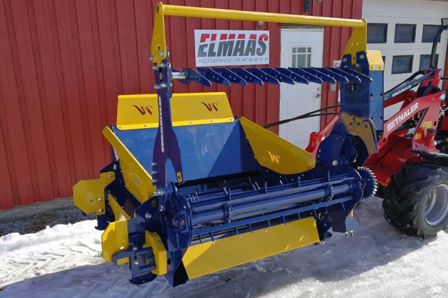 Dérouleuse pailleuse DE225 KP - Warzée SA - Balles rondes jusqu'à 150 cm et 800 kg – Compatible chargeurs compacts_4