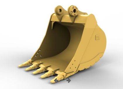 485-7621 godet d'excavation à usage normal avec lame de nivellement - caterpillar finance france - 650 mm (25 in)_4