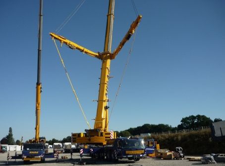 Grue GMK6400 avec moteur Mercedes-Benz turbo diesel