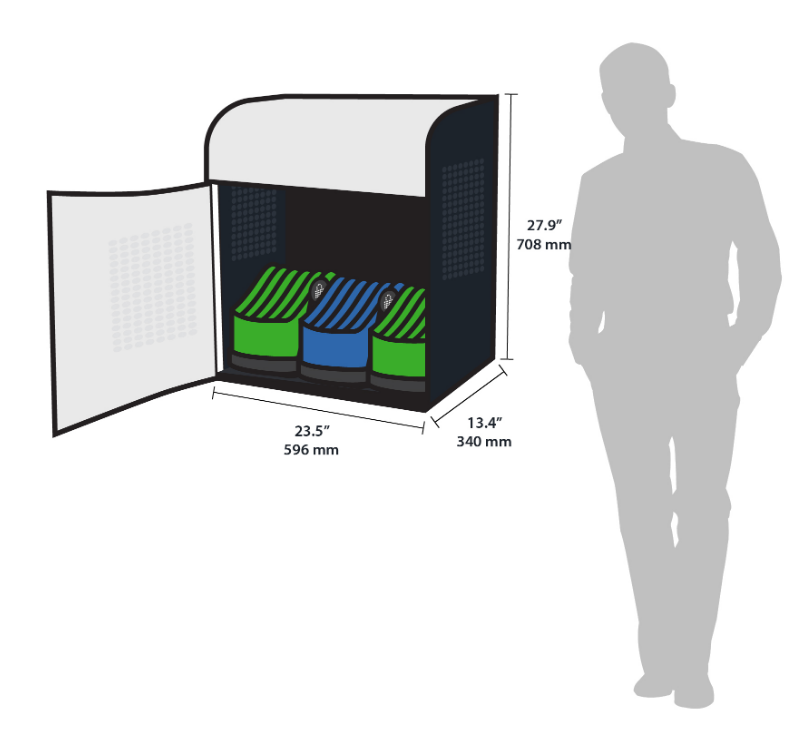 Armoires de rechargement universelles Carrier™ 10 et 15 - pour Chromebooks, tablettes, ordinateurs portables, iPads et MacBooks_4