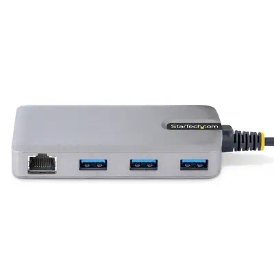 StarTech Hub USB 3 Ports - 3x Ports USB-A - Gigabit Ethernet_4