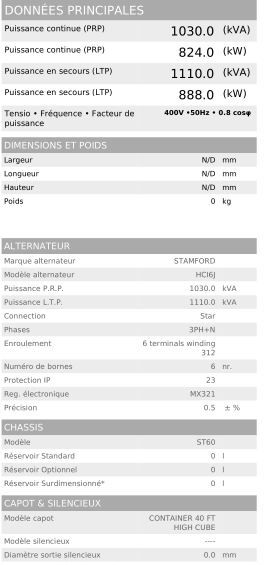 P 1050 co 50 hz triphasé groupe électrogène en container - visa -1030.0 kva_4
