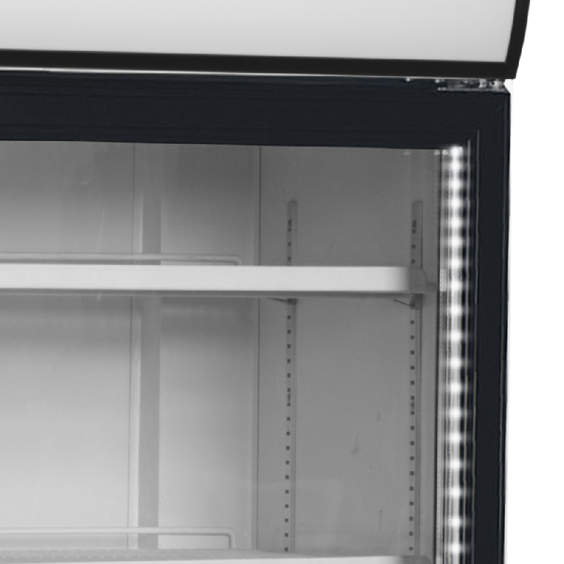 Vitrine réfrigérée FSC - 2 ou 3 portes avec caisson lumineux - Finition au choix - Référence FSC1200H_4