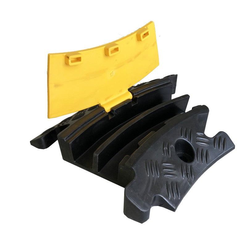 Angle pour passe-câbles à capot - 2 x (38x35)_4