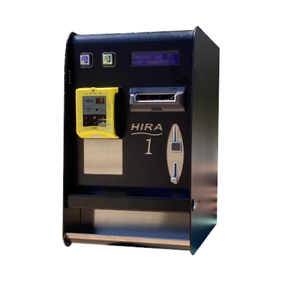 Distributeur de jetons - Faible encombrement - CB/pièces/billets - 2000 jetons - Hopper universel_4