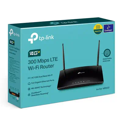 TP-Link Archer MR500 routeur sans fil Gigabit Ethernet Bi-bande (2,4 GHz / 5 GHz) 4G Noir_4