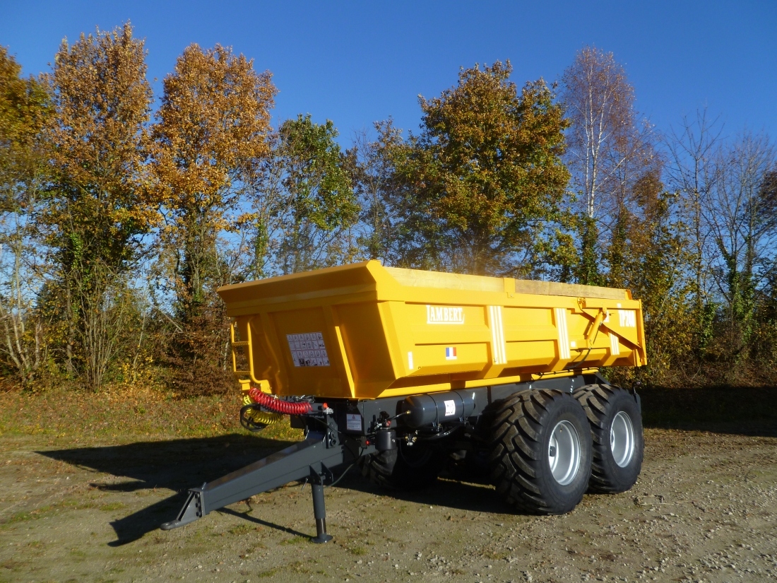 Remorques TP 240 & TP 240XL - Bennes 5,20x0,80-1,00 m - Volume 9,15 à 24,02 m³ (Boggie 130)_4