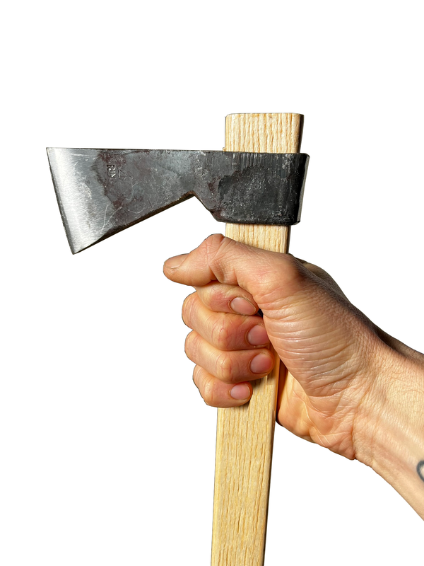 Hache 331 type Sicile Rinaldi 250gr 60cm - pour élagage, sculpture et travail du bois_4