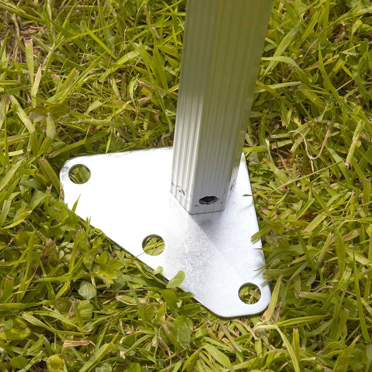 Tente pliante 3x4,5m grise - 300g/m² - Structure aluminium hexagonale 40mm - Usage professionnel_4