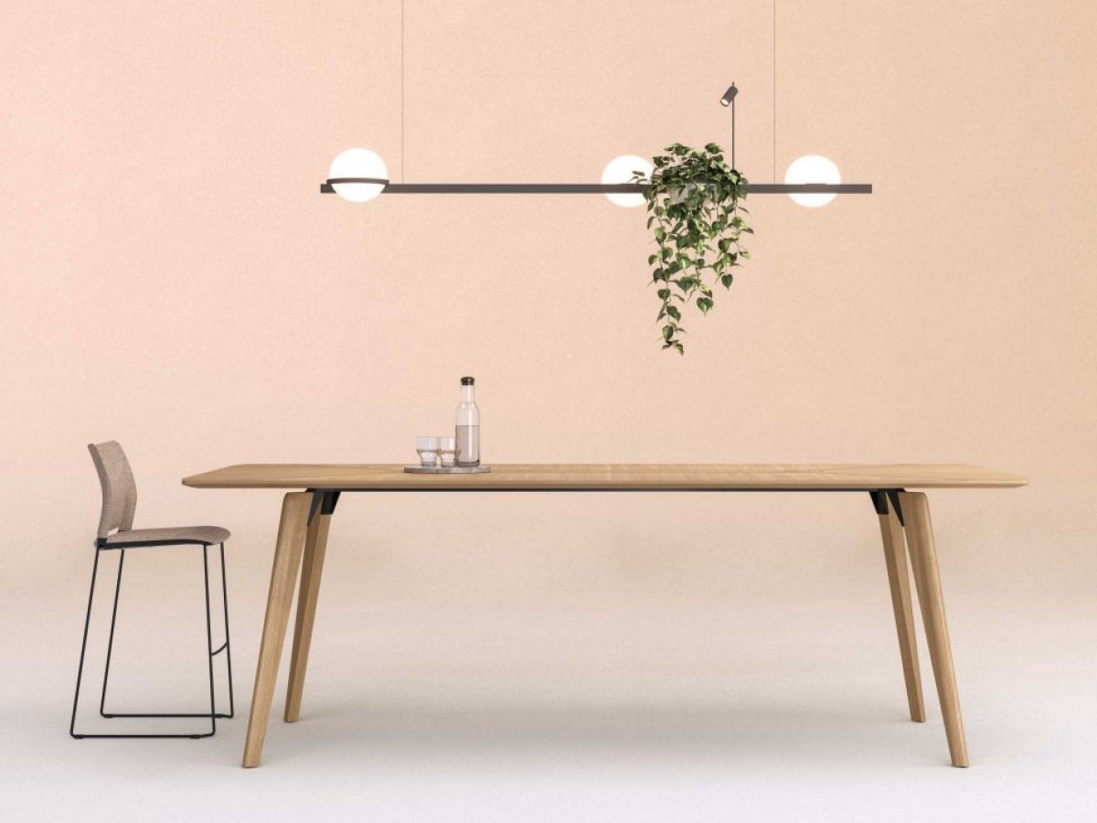 Table de réunion directionnelle RAIL - Lignes pures, design italien et finitions personnalisables_4