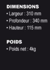 Instrument de pesée compteuse de 3 kg à 30 kg