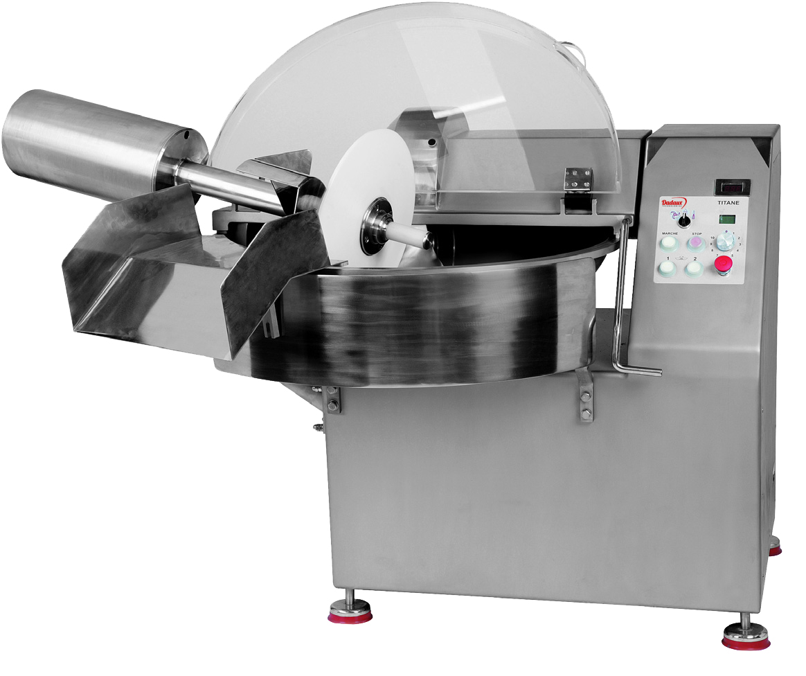 Cutter professionnel - Titane 80 - inox AISI 304 avec cuves épaisses et normes CE_4
