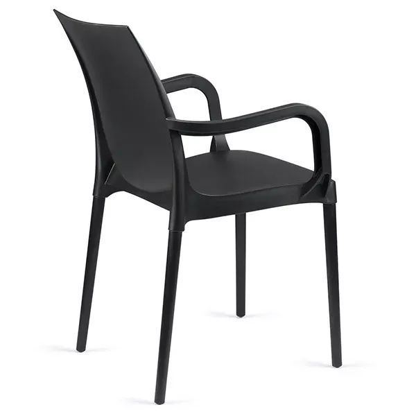 Fauteuil visiteur intérieur-extérieur empilable So Pomezia - P15_4