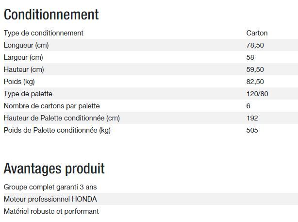 Power HX 7500 T C5 groupe électrogène Kohler - Gamme INTENS - Puissance max 5,70 kW / 7,10 kVA - 50 Hz_4