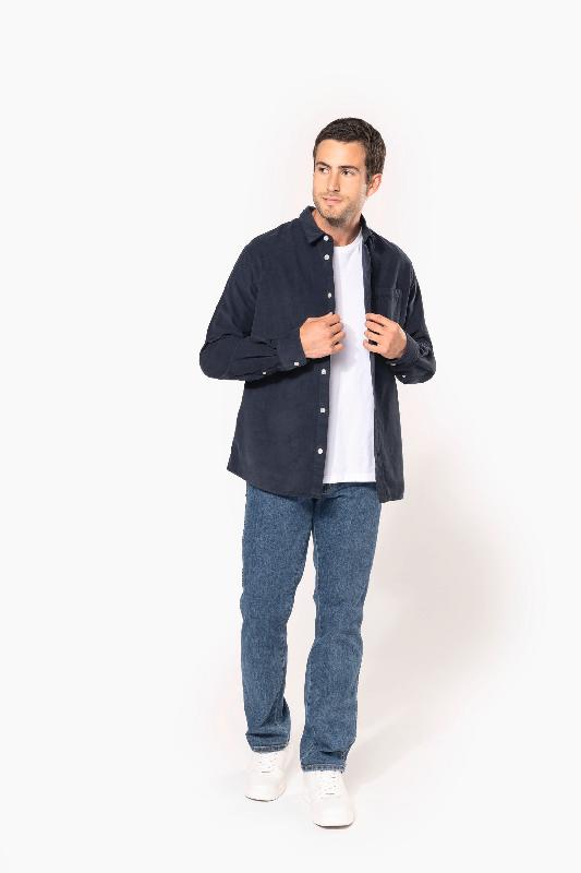 Chemise manches longues en velours côtelé homme - Réf: K599 - Kariban_4