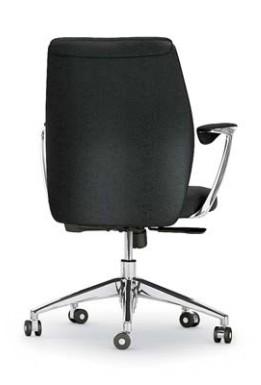 Fauteuil Manager cuir VIC - Mobel Linea - cuir noir_4