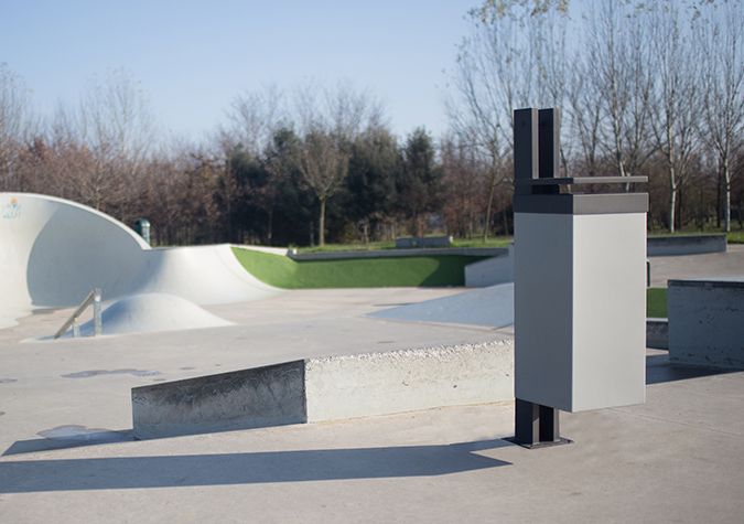 Lame - poubelle publique - bottega7 - 60 litres_4