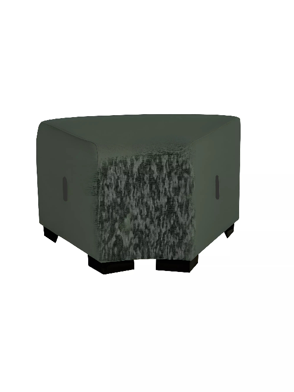 Pouf angulaire 1 place vert forêt_4