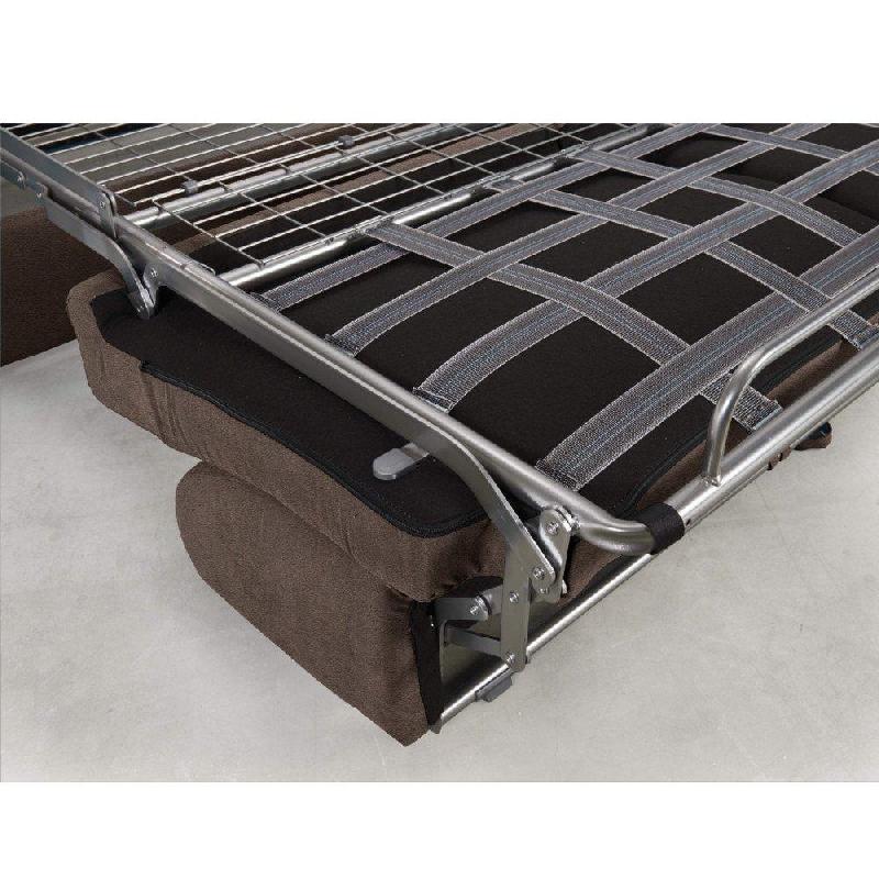 Canapé convertible Day Express - Mono assise - Matelas 14 cm polyuréthane - Taupe - Fabrication artisanale italienne_4