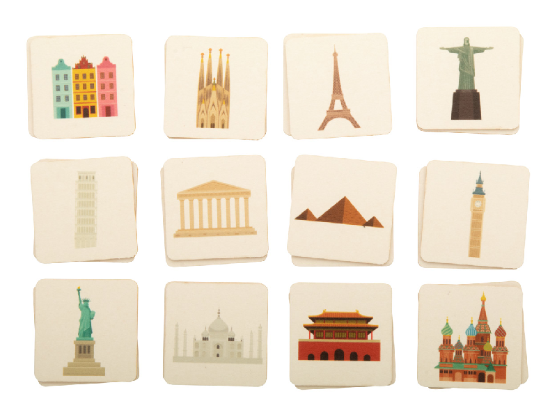 Jeu de mémoire personnalisé en carton - 24 tuiles - Boîte en papier imprimée_4