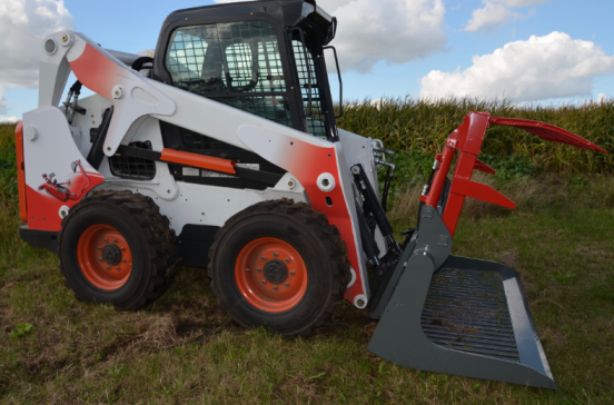 Godet de décombre avec grappin - 1 grappin / 2 vérins - attec_4