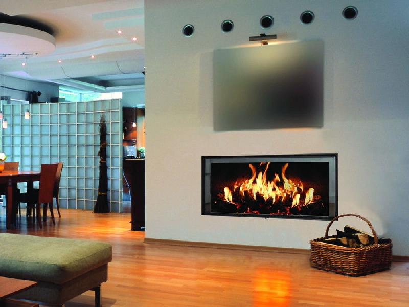 Insert large vision C-1250ES - porte guillotine - puissance 17 kW_4