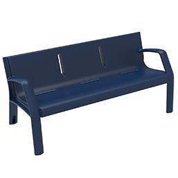 Banc en polyéthylène moulé haute densité - CARMEN_0