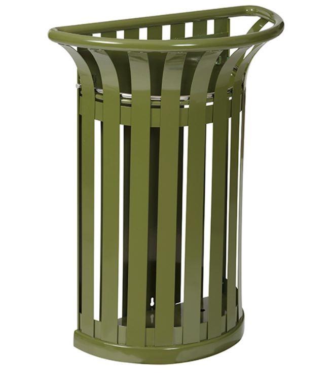 Corbeille 35L métal Tulipe Murale - Coloris variés - Fabrication Française - Robuste et recyclable_4