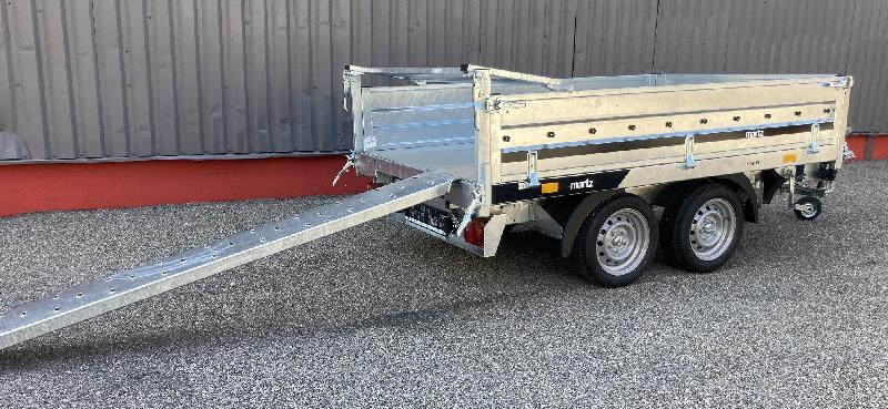 Remorque benne - électrique + manuelle - martz kipper 300/2 - 3,04 x 1,53 m - 3000 kg_4