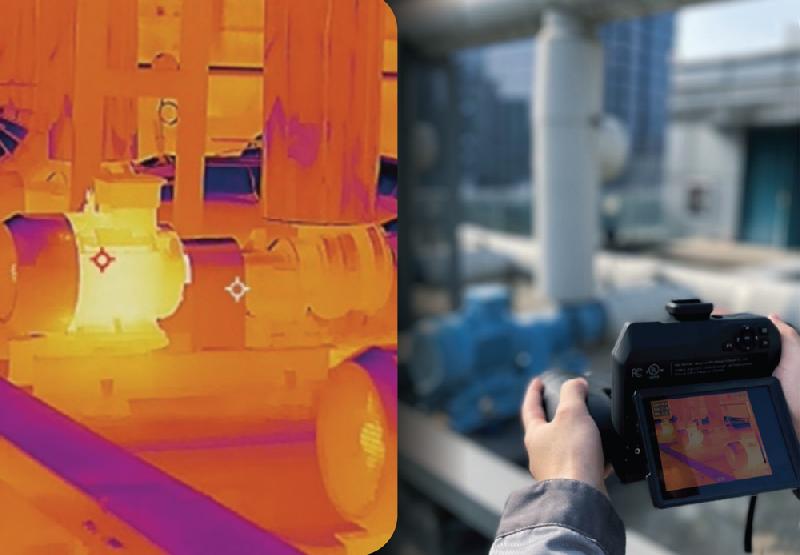 Caméra thermique SP60 HIKMICRO - 640x480 px, -20°C à +650°C, écran 5'' inclinable, 25 Hz, lentille interchangeable_4