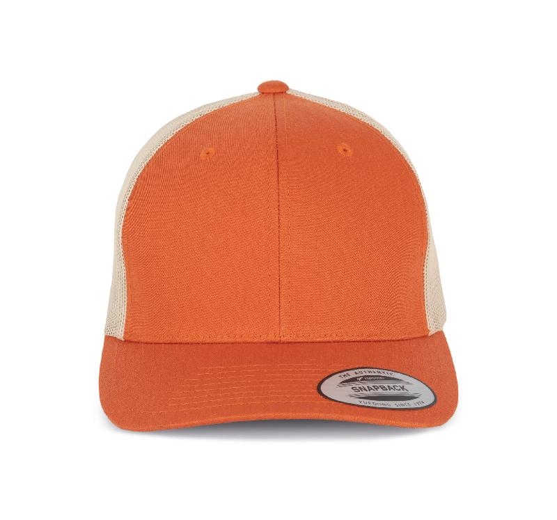 Casquette Trucker rétro - 6 panneaux - Réf: KP912 - 60% coton 40% polyester - Marque K-up_4
