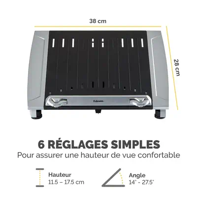 Fellowes Support ordinateur portable Plus Office Suites_4