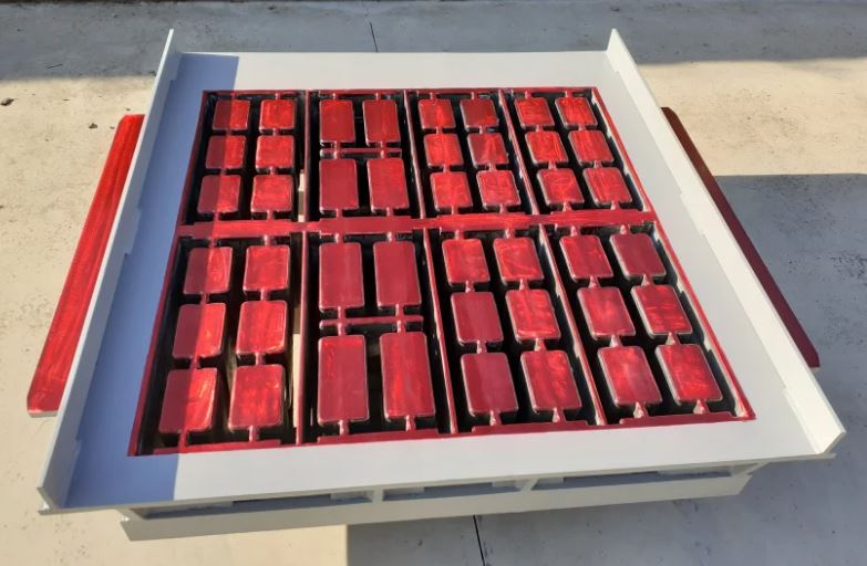 Moule béton TOFORM - Sur mesure - Acier anti-usure 500 HB - Résistance 900 Vickers - CNC haute précision - Fabrication pavés, bordures et préfabriqués béton_4