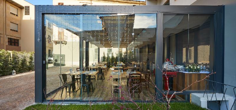 Allugarden - Pergola en aluminium design avec plaques en polycarbonate compact - personnalisable avec éclairage LED_4