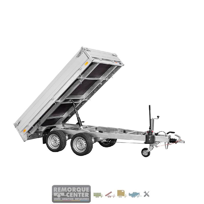 Remorque Benne SARIS - K1276 - 276 x 150 cm - PTAC : 2700 kg - 2 Essieux - Freinée - RC_HGK 254218 - 21 PF60 D_4
