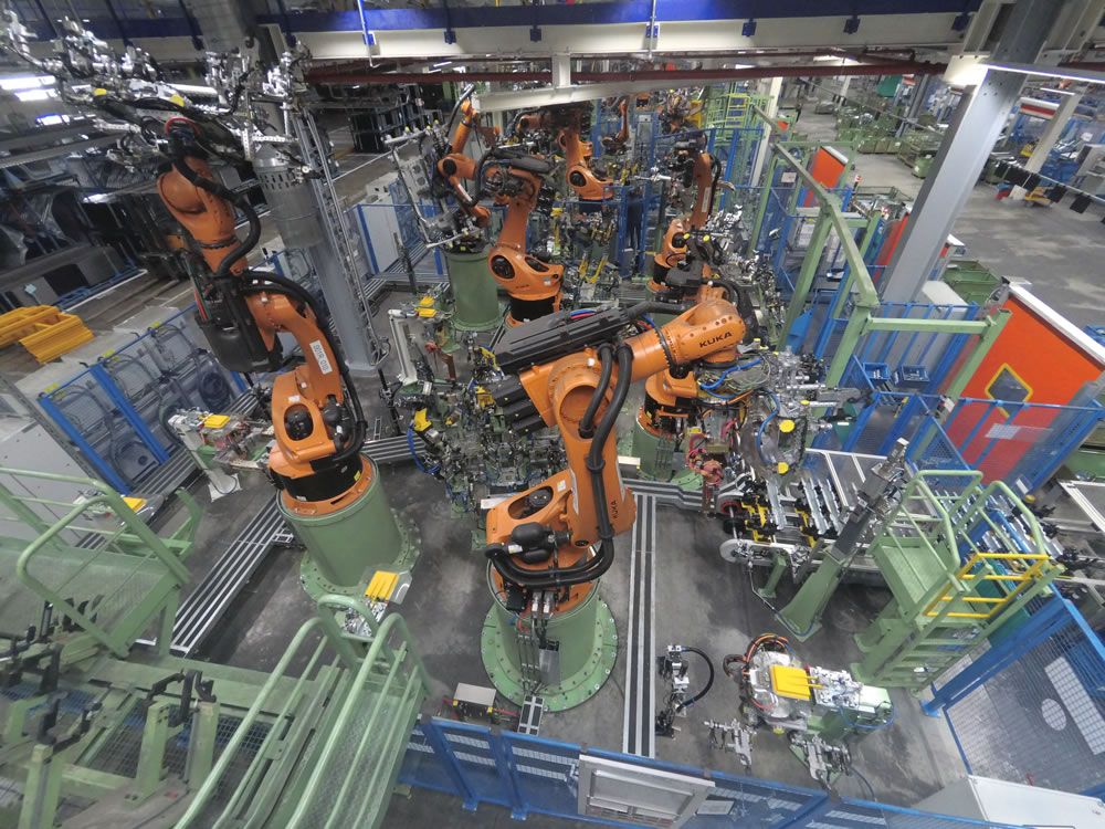 Biw - ligne d'assemblage - ingemat -  analyse et simulation robcad et de sertissage_4