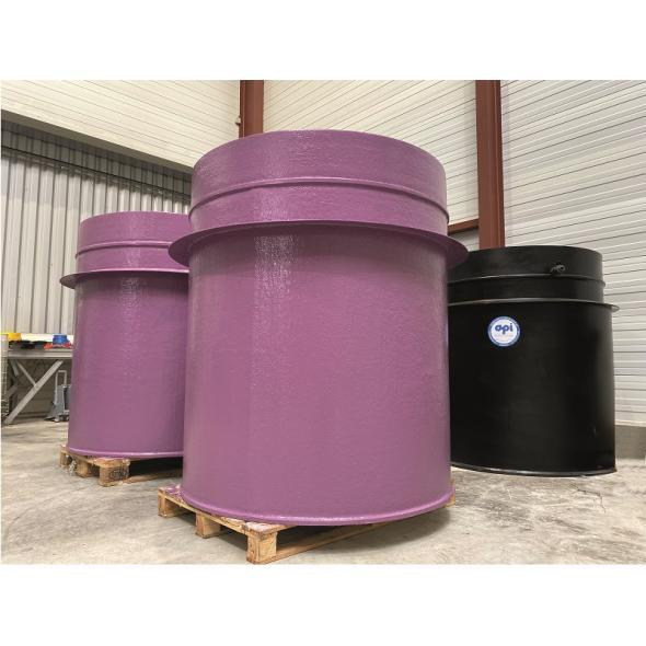 Cuve pour produits chimiques - 1 à 50 m3 - API Plastique - Standard ou sur mesure_4