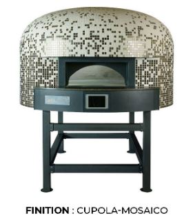 Four pizza à bois, rotatif avec commandes touch screen - napoli touch_4