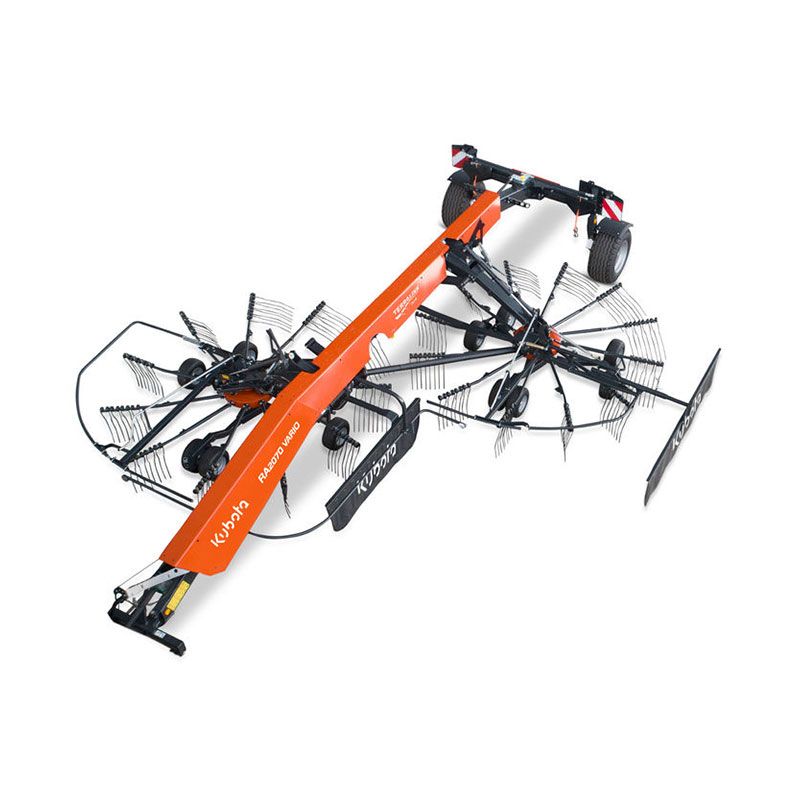Ra2070 vario - andaineur à andainage latéral - kubota - 6,65 à 7,85 m_4