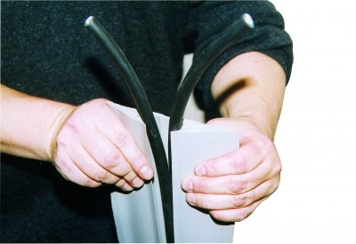 Goulotte de plancher 8 dimensions, coloris gris ou noir - Gamme BASEA_4