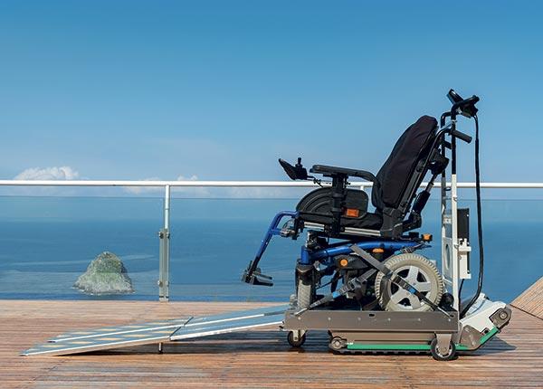 Domino People - Monte-escalier à chenillette pour personnes âgées et handicapées - 400 kg - Zonzini_4