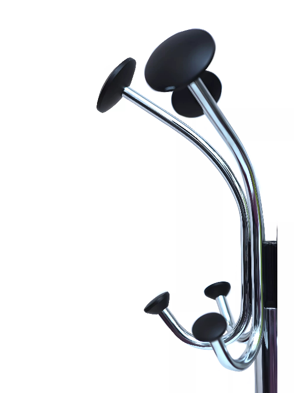 Porte manteau en métal chromé CHROMY_4