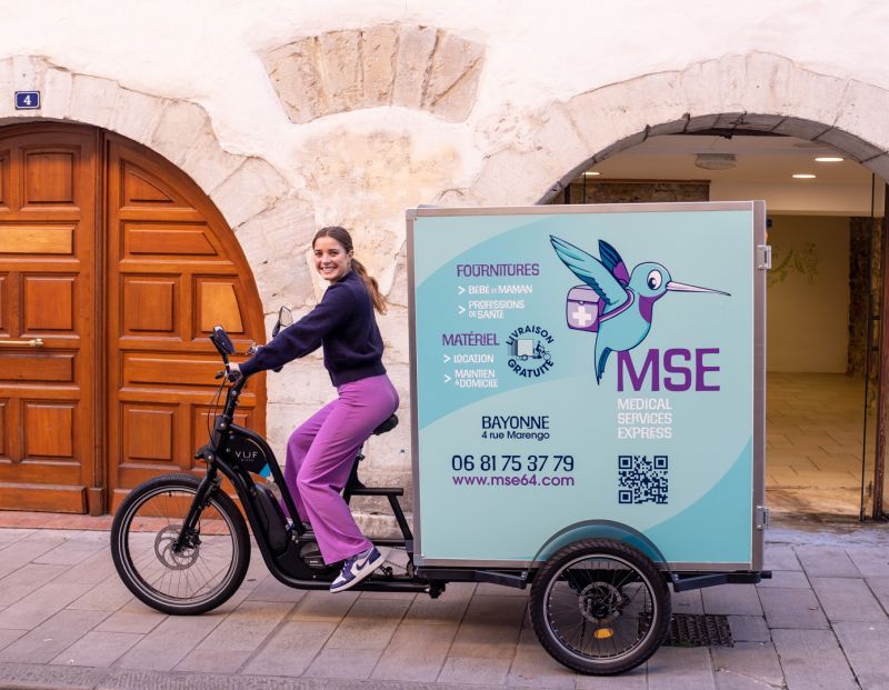 Vélo cargo triporteur électrique Utilitaire Polyvalent Reconditionné_5