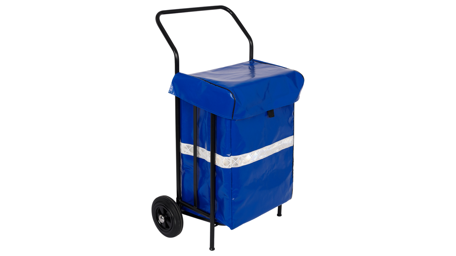 Chariot distribution publicité pliable 2 piles 2 roues -Référence : TR03-01_4