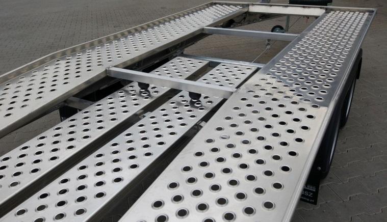 Remorque porte voiture-plateau - FULL ALUMINIUM - 4,50 X 2,10 M - 2700 KG - GALA TAURUS 4527_4