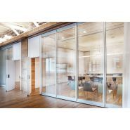 Variflex Glass - Cloisons mobiles transparentes et acoustiques - Dorma Hüppe Raumtrennsysteme GmbH + Co. KG - Largeur élément 1 250 mm_4