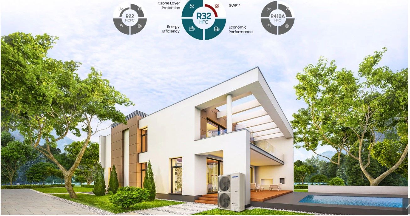 Climatiseur Samsung avec installation flexible et couverture étendue